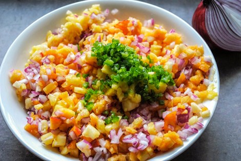Pineapple salsa