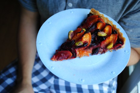 lee apricot cherry pistachio slice