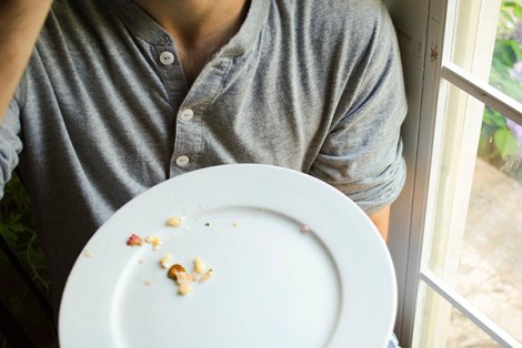 Fish Taco empty plate