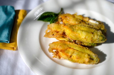 Zucchini Blossom done