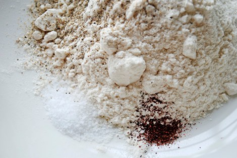 Fried green tomato coating