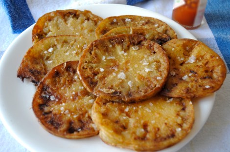 Fried green tomato done