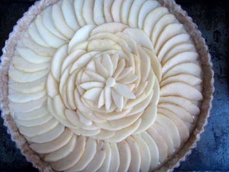 Apple Tart Ready for Oven Lee and Lou Cook LK