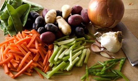Halibut Poached with Vegetables Lee and Lou Cook