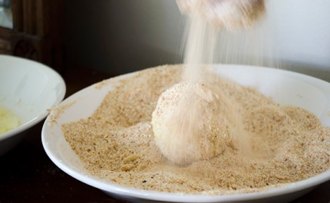 Arancini - breading