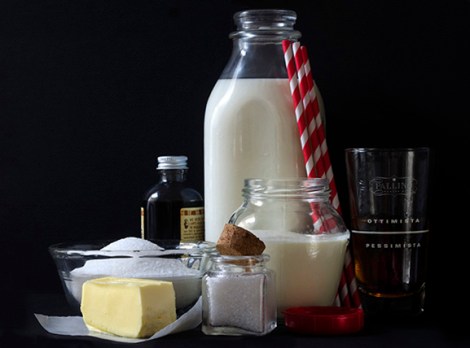 Salted Caramel Bourbon Milkshake