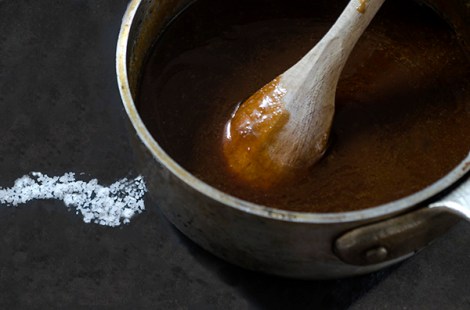 Salted Caramel Bourbon Milkshake