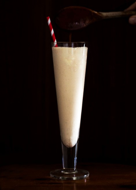 Salted Caramel Bourbon Milkshake