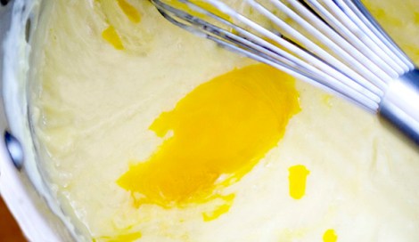 Yolk base for souffle