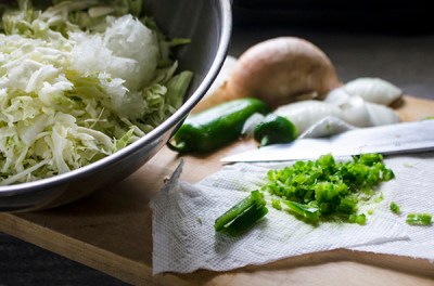 Cabbage Slaw for Pulled pork