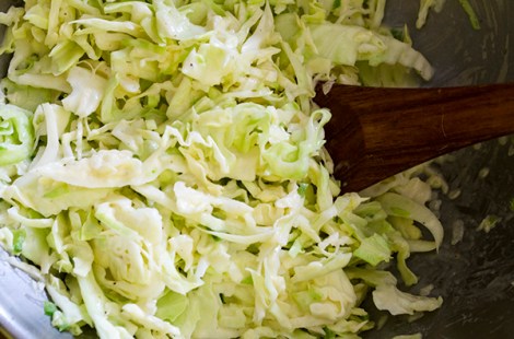 Cabbage Slaw for Pulled pork