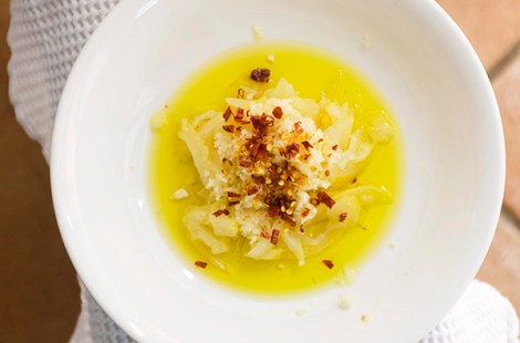 Linguine with Preserved Lemon and Red Chili Peppers