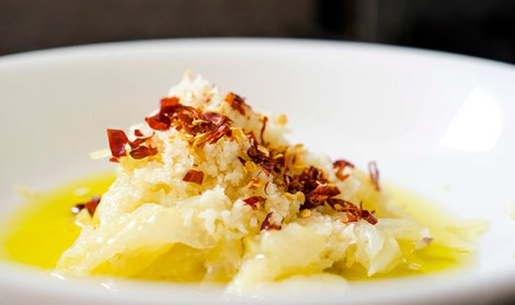 Linguine with Preserved Lemon and Red Chili Peppers