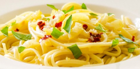 Linguine with Preserved Lemon and Red Chili Peppers