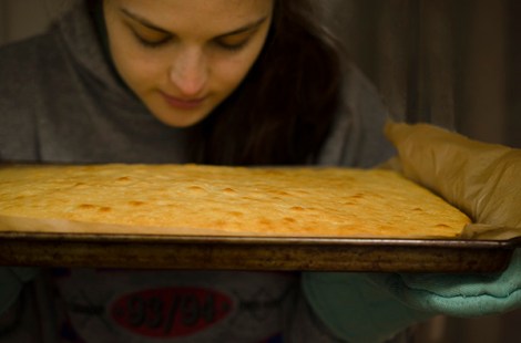 Almond Cake with Brown Sugar Apples