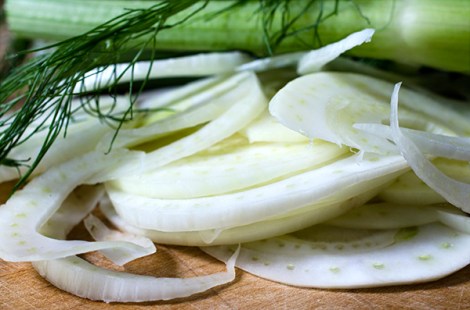 Crostini with Fennel and Sopressata