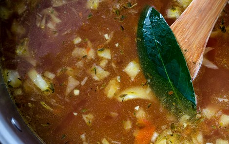 Sunday Winter Greens Soup