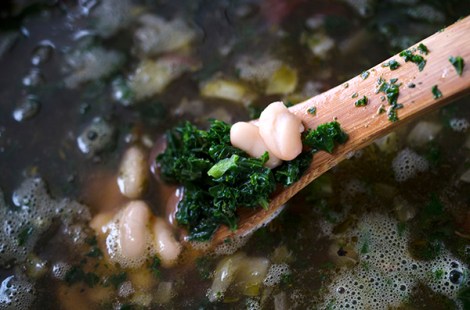Sunday Winter Greens Soup