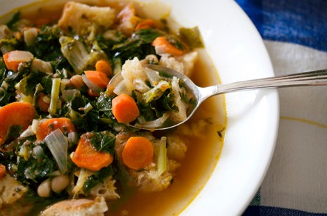 Sunday Winter Greens Soup