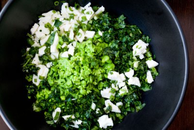 Smashed Pea Fritters