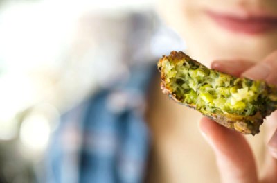 Smashed Pea Fritters