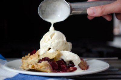 Cherry Pie with Lemon Thyme