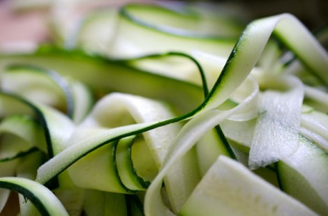 Linguine with Arugula-Basil Pesto