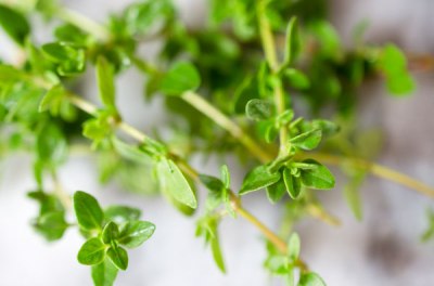 Cherry Pie with Lemon Thyme