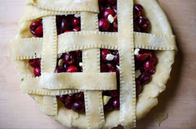 Cherry Pie with Lemon Thyme
