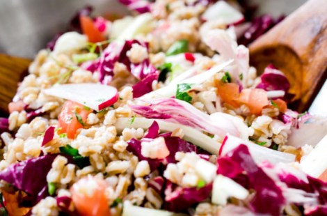 Grilled Salmon Grain Bowl