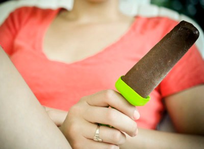 Chocolate Raspberry Burbon Pops