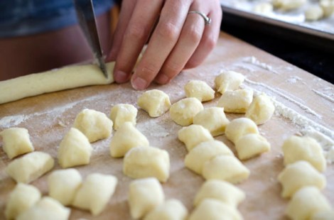Gnocchi with Butternut Squash, Pancetta and Sage