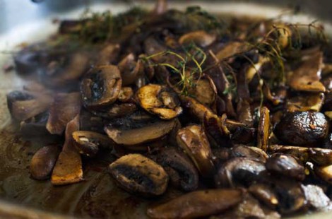 Wild Mushrooms with Polenta