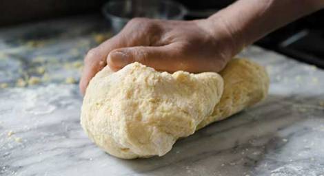 Saffron Pasta with Shrimp