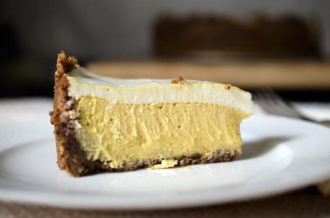 Pumpkin Cheesecake with Ginger